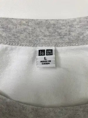 UNIQLO/ユニクロ/Tシャツ/カットソー/トップス/ホワイト/L