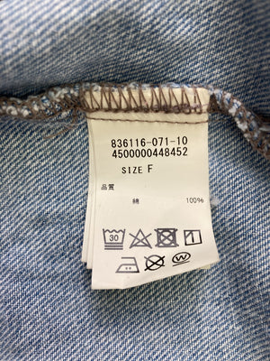 ROSE BUD/ローズバッド/シャツワンピース/ワンピース/ドレス/スカイブルー/F