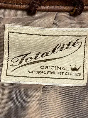 TOTALITE/レザージャケット/ジャケット/アウター/ブラウン