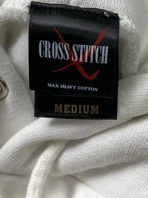 CROSS STITCH/パーカー/トップス/ホワイト/M