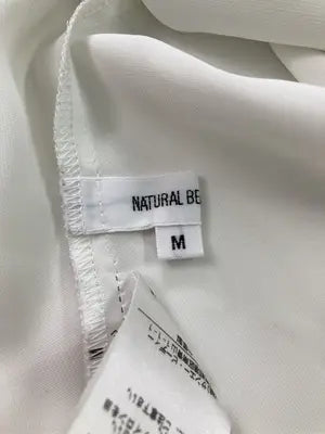 NATURAL BEAUTY BASIC/ナチュラルビューティーベーシック/シャツ/ブラウス/トップス/ホワイト/M