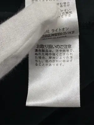 PLUS ONE/プラスワン/シャツ/ブラウス/トップス/ブラック/LARGE