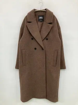 ZARA/ザラ/ステンカラーコート/ジャケット/アウター/ブラウン/EUR S