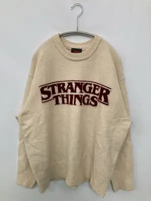 STRANGER THINGS/ストレンジャーシングス/ニット/セーター/トップス/アイボリー/F