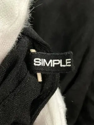 SIMPLE BLACK/ワンピース/ワンピース/ドレス/ブラック/M
