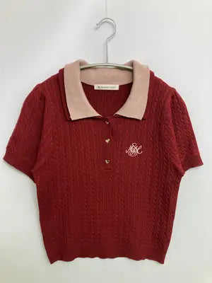 MAJESTIC LEGON/マジェスティックレゴン/ポロシャツ/トップス/レッド/M