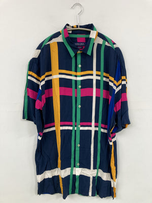 ZARA/ザラ/シャツ/ブラウス/トップス/ネイビー/EUR M/USA M/ MEX 40