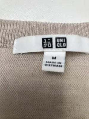 UNIQLO/ユニクロ/ニット/セーター/トップス/ベージュ/M