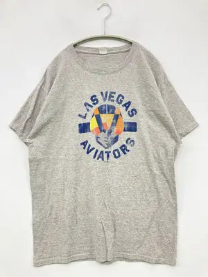 Hanes/ヘインズ/Tシャツ/カットソー/トップス/グレー/L