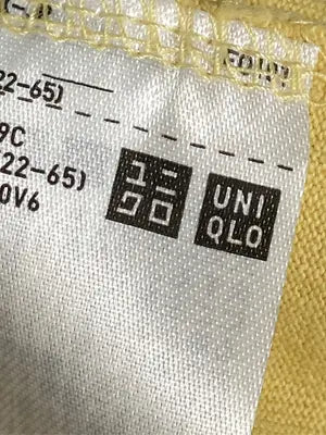 UNIQLO/ユニクロ/Tシャツ/カットソー/トップス/イエロー/L