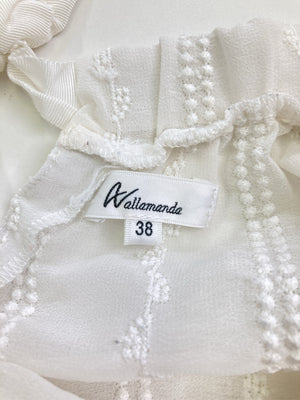 Wallamanda/シャツ/ブラウス/トップス/ホワイト/38