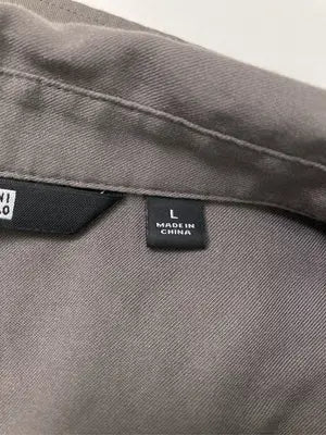 UNIQLO/ユニクロ/シャツ/ブラウス/トップス/グレー/L