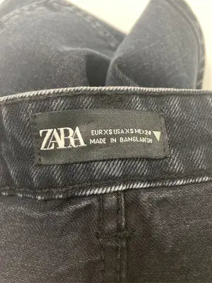 ZARA/ザラ/デニムスカート/スカート/ブラック/USA XS