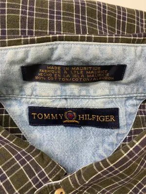 TOMMY HILFIGER/トミーヒルフィガー/シャツ/ブラウス/トップス/ブラウン
