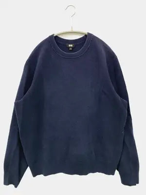 UNIQLO/ユニクロ/ニット/セーター/トップス/ネイビー/L