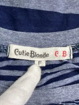 Cutie Blonde/キューティーブロンド/Tシャツ/カットソー/トップス/ネイビー/F