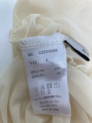 CLEA/クレア/Tシャツ/カットソー/トップス/アイボリー/F