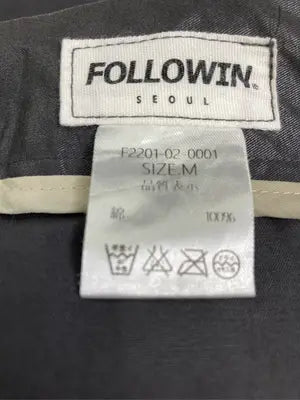 FOLLOWIN/フォロウィン/その他パンツ/パンツ/ブラック/M