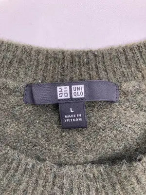 UNIQLO/ユニクロ/ニット/セーター/トップス/グリーン/L