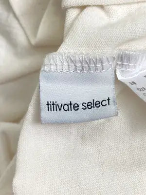 titivate select/ティティベイトセレクト/Tシャツ/カットソー/トップス/ホワイト/M