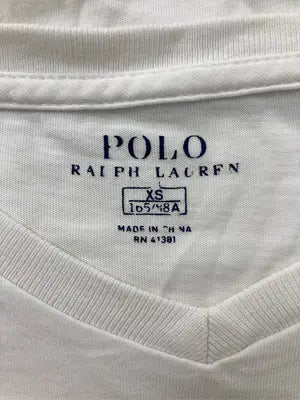 Polo Ralph Lauren/ポロラルフローレン/Tシャツ/カットソー/トップス/ホワイト/XS