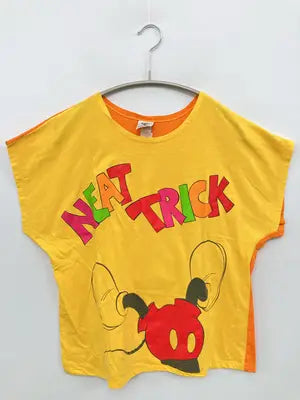 MICKEY&CO./ミッキーアンドコー/Tシャツ/カットソー/トップス/イエロー/M