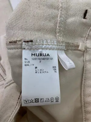 MURUA/ムルーア/デニムパンツ/パンツ/ベージュ/F