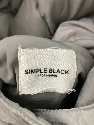 SIMPLE BLACK/ダウンジャケット/コート/ジャケット/アウター/カーキ