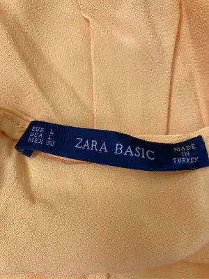 ZARA BASIC/ザラベーシック/シャツ/ブラウス/トップス/イエロー/L