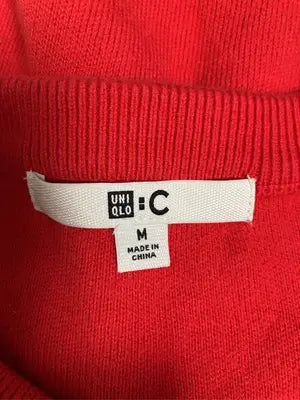 UNIQLO/ユニクロ/ニット/セーター/トップス/レッド/M
