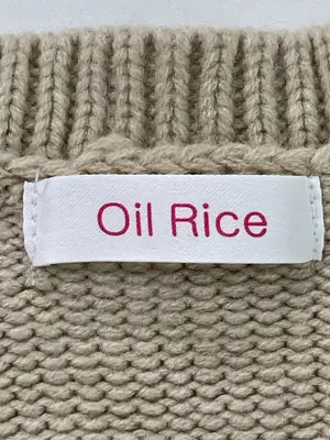 Oil Rice/ベスト/トップス/ベージュ