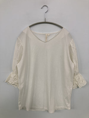 HK WORKS LOMDON/シャツ/ブラウス/トップス/ホワイト/L