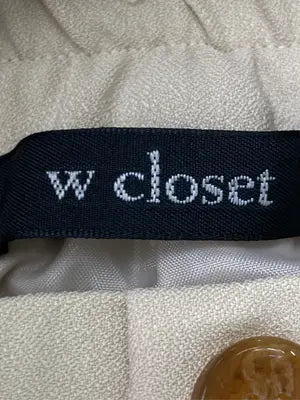 w closet/ダブルクローゼット/スラックス/パンツ/ベージュ/M