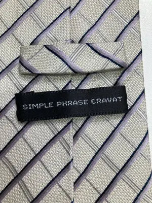 SIMPLE PHRASE CRAVAT/ネクタイ/ファッション雑貨/グレー