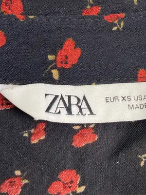 ZARA/ザラ/シャツ/ブラウス/トップス/ブラック/USA XS