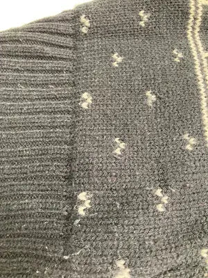 Samansa Mos2 blue/サマンサモスモスブルー/ニット/セーター/トップス/ブラック/フリー