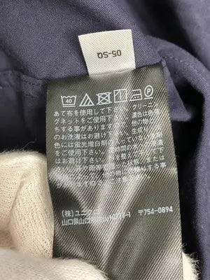 UNIQLO/ユニクロ/シャツワンピース/ワンピース/ドレス/ネイビー/L