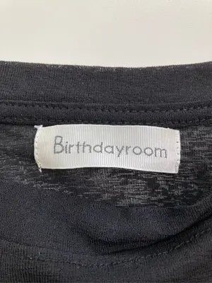 Birthdayroom/バースデールーム/Tシャツ/カットソー/トップス/ブラック/F
