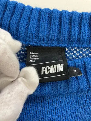 FCMM/エフシーエムエム/ニット/セーター/トップス/ブルー/M