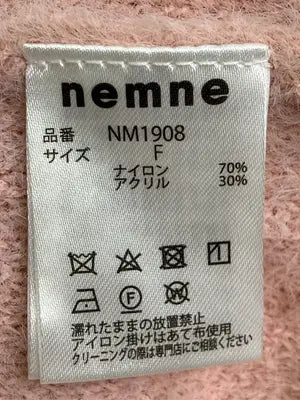 nemne/ネンネ/カーディガン/ボレロ/トップス/ピンク/F