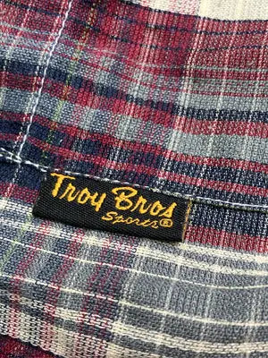 TROY BROS/トロイブロス/シャツ/ブラウス/トップス/レッド/L