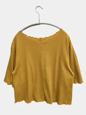 LOWRYS FARM/ローリーズファーム/Tシャツ/カットソー/トップス/イエロー/L