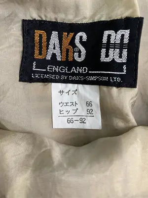 DAKS/ダックス/ロングスカート/スカート/ベージュ/ウエスト66　ヒップ92