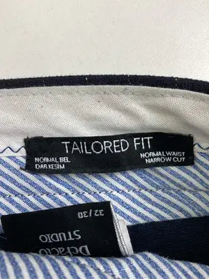 TAILORED FIT/スラックス/パンツ/ネイビー/32/30