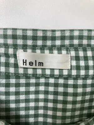 Helm/ヘルム/シャツワンピース/ワンピース/ドレス/グリーン/M