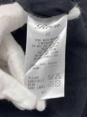 Roen/Tシャツ/カットソー/トップス/ブラック/48