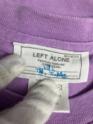 Left Alone/レフトアローン/Tシャツ/カットソー/トップス/パープル/L