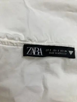 ZARA/ザラ/シャツ/ブラウス/トップス/ホワイト/EUR S/USA S/MEX 26