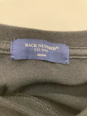 BACK NUMBER/バックナンバー/Tシャツ/カットソー/トップス/ブラック/MEDIUM