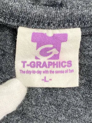 T-GRAPHICS/ティーグラフィックス/Tシャツ/カットソー/トップス/グレー/L